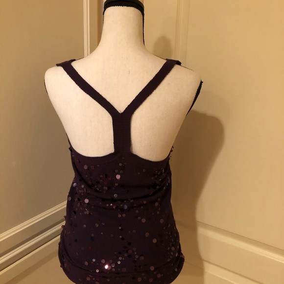 LaROK racer back plum top - Picture 2 of 4